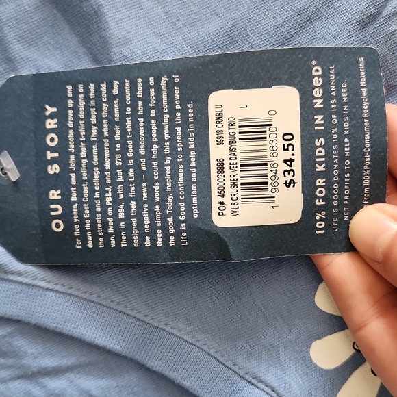 Life Is Good Long Sleeve Tee Size Large - Picture 4 of 4